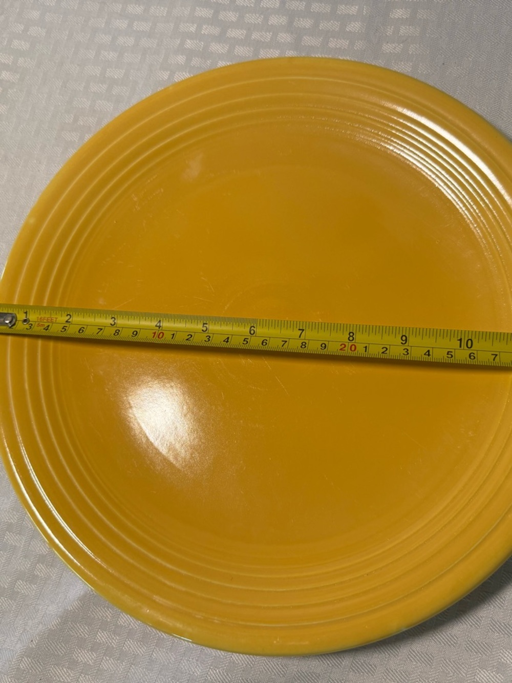 Fiestaware Vintage Yellow Platter - Picture 3 of 4